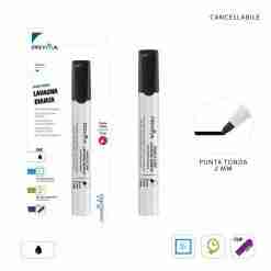 Pryma Marcat.Lavagna Bianca P/Tonda 2mm Nero Bl.
