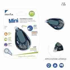 Pryma Corrett. Nastro Mini S/Touch 5mmx8m Nero Bl.