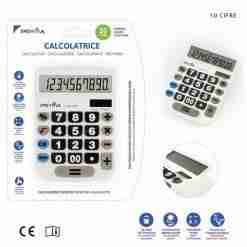 Pryma Calcolatrice 10cifre 155x105x22mm Bianco Bl.
