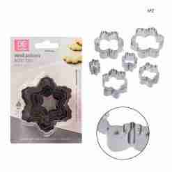 Dc Casa Stampo Acciaio Fiore 3.2-7x2.6cm 6pz