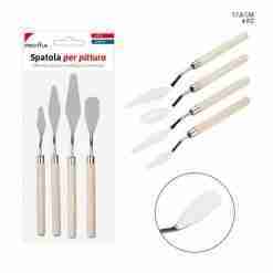 Pryma Spatola Pittura A Olio 17.8cm 4pz Bl.
