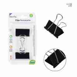 Pryma Clips Fermacarte 51mm 2pz Nero Bl.
