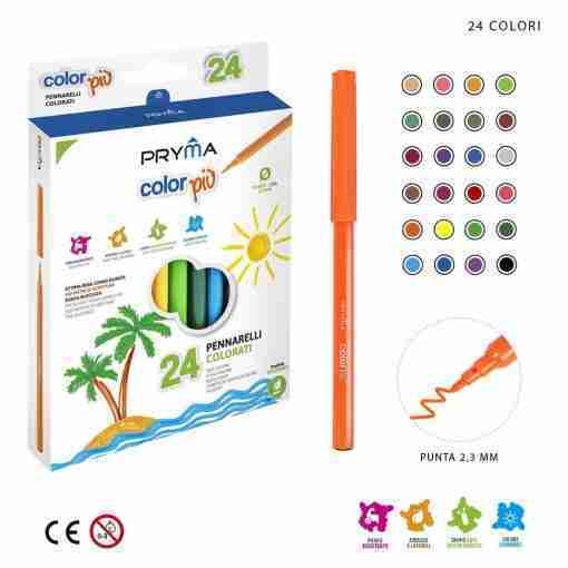 Pryma Pennarelli Colorpiu 24pz Bl.