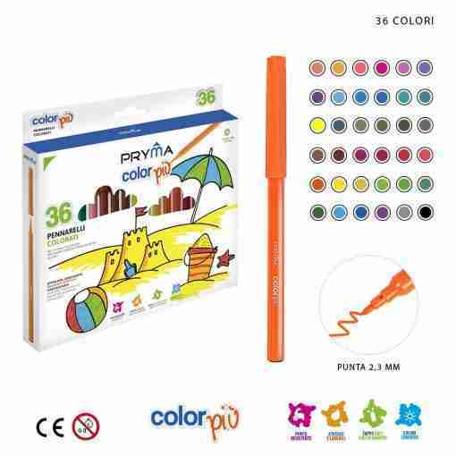 Pryma Pennarelli Colorpiu 36pz Bl.