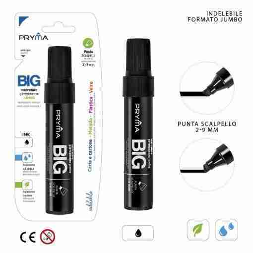 Pryma Marcatore Big P/Scalp. 9mm Nero Bl.
