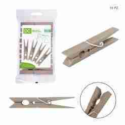Dc Casa Mollette Bucato Plast.96x13x16mm 10pz Tort