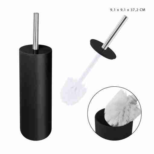 Dc Casa P/Scopino Wc Plast. 9.1x9.1x37.2cm Nero