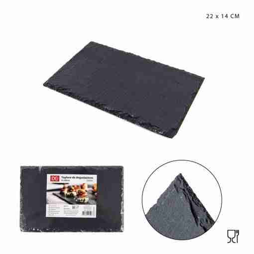 Dc Casa Tagliere Ardesia Rettang. 22x14x0.5cm