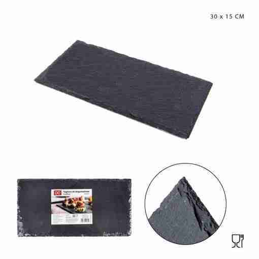 Dc Casa Tagliere Ardesia Rettang. 30x15x0.5cm