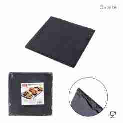 Dc Casa Tagliere Ardesia Quadrato 20x20x0.5cm