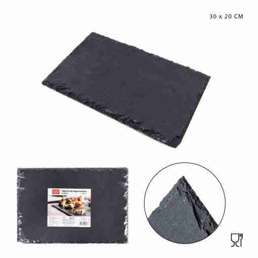 Dc Casa Tagliere Ardesia Rettang. 30x20x0.5cm