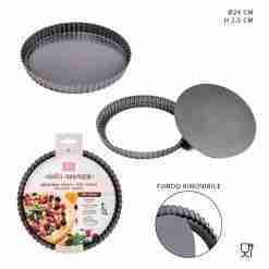 Dc Casa Stampo Crostata A/Ader.Rimovibile 24x2.5cm