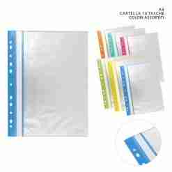 Pryma L/Color Cartella P/Listino Forata A4 10tasc.
