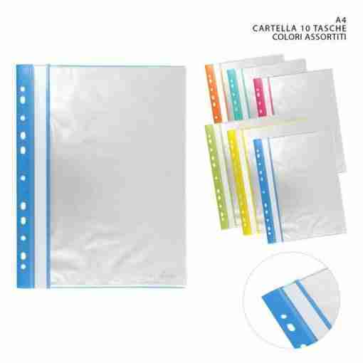 Pryma L/Color Cartella P/Listino Forata A4 10tasc.