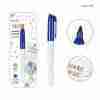 Pryma Marcatore Tessuto P/Tonda 13.6x2cm Blu Bl.