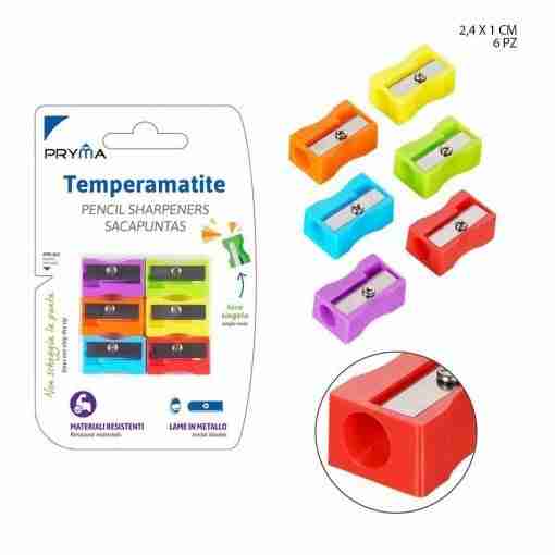Pryma Temperino 1foro 2.4x1cm 6pz Bl.