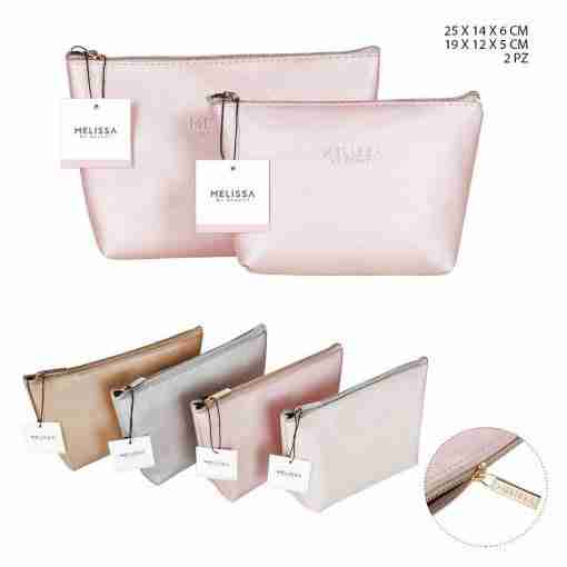 Melissa Borsa Portatutto 25x14x6-19x12x5 2pz