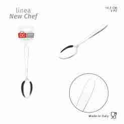 Dc Casa Serv.New Chef 18/C Cucch.Moka 10.3cm 3pz