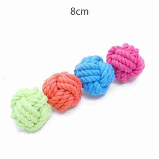 Bps-2053 Palla Cotone Giocatoli Per Cani 8cm/135g