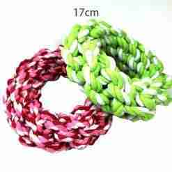 Bps-2077 Cerchio Intrecciato Giocatoli Per Cani 17cm/250g