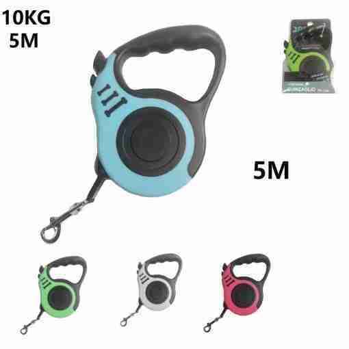 Bps-2357 Guinzaglio Retrattile Per Cane 5m