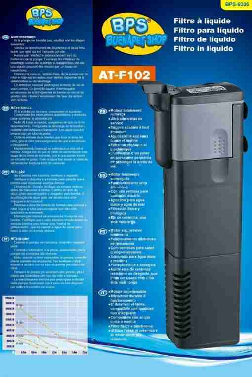 Bps-6036 Filtro Per Acquario 8w 500l/H