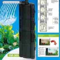 Bps-6047 Filtro Per Acquario 6w 240l/H