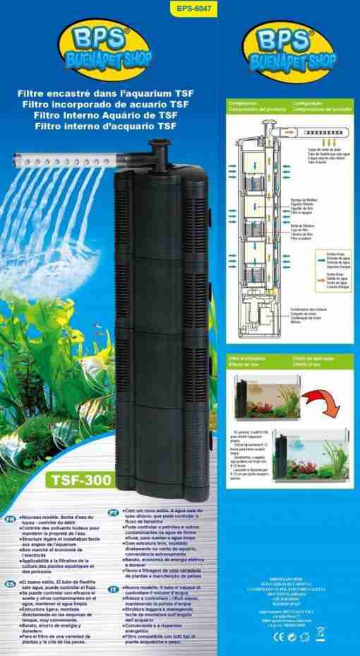 Bps-6047 Filtro Per Acquario 6w 240l/H