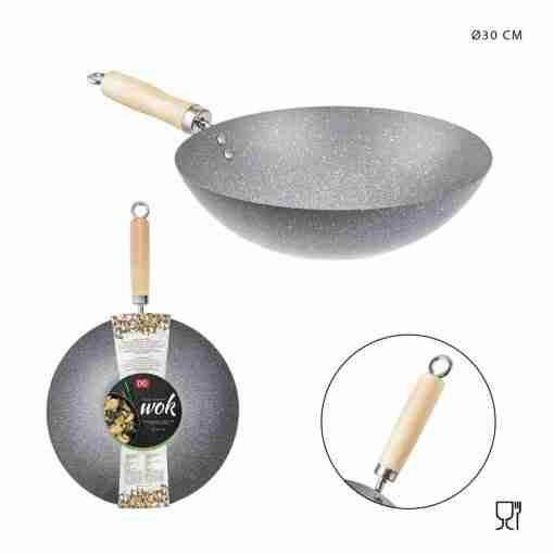 Dc Casa Padella Wok 30cm