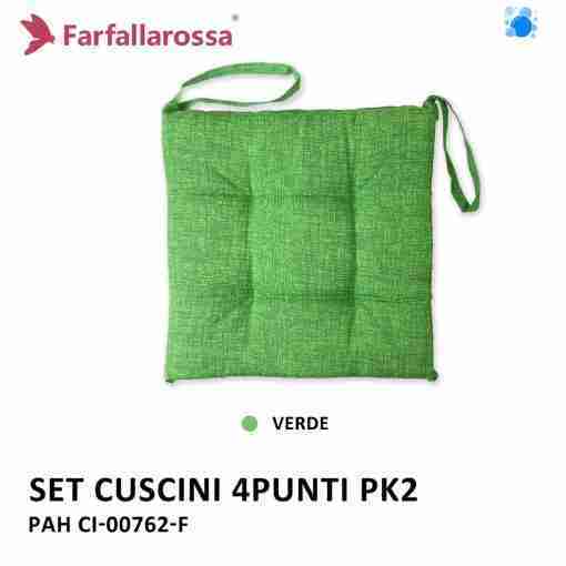 Farfallarossa Set Cuscini 4punti Pk2 Misto