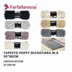 Farfallarossa Tappeto Poppy 50*80 Microfibra M.B