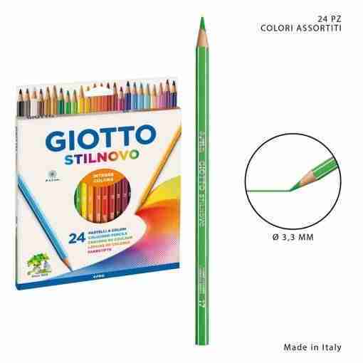 Giotto Pastelli Stilnovo 24pz Bl.