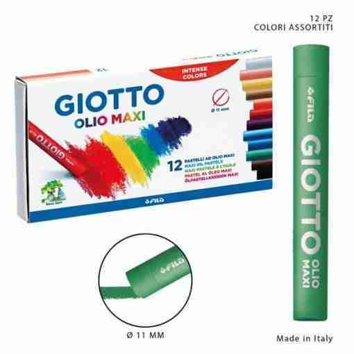 Giotto Pastelli Olio Maxi 12pz