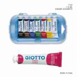 Giotto Tempera 7.5ml 7pz Ass. Bl.