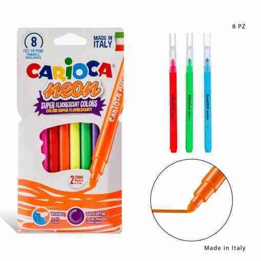 Carioca Pennarelli Neon 8pz
