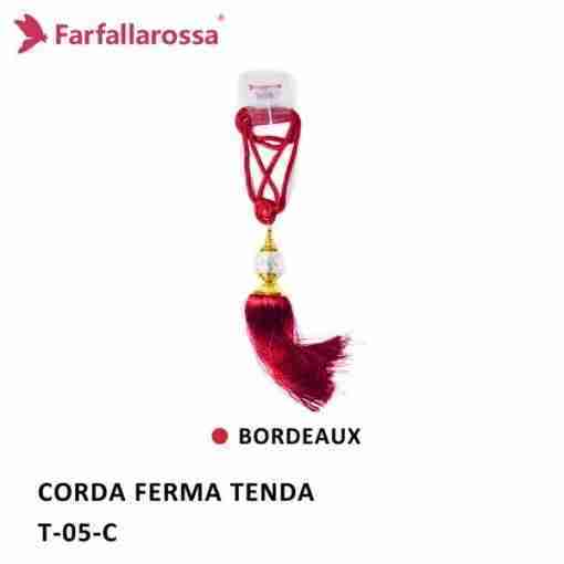 Farfallarossa Ferma Tende Da 1pz T-05 Bordeaux