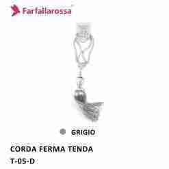 Farfallarossa Ferma Tende Da 1pz T-05 Grigio
