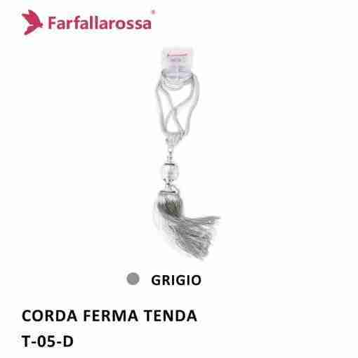 Farfallarossa Ferma Tende Da 1pz T-05 Grigio