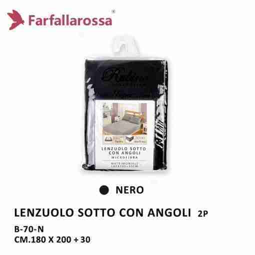 Farfallarossa Lenzuolo Sotto Con Angolo 180x200/30 B-70-N