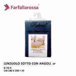 Farfallarossa Lenzuolo Sotto Con Angolo 180x200/30 B-70-X