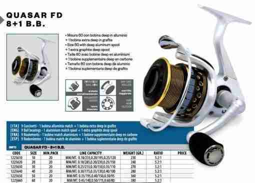 Lineaeffe QUASAR 8+1 BB ALUM MATCH+GS20##