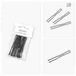 Melissa Mollette Capelli 7cm 20pz Nero