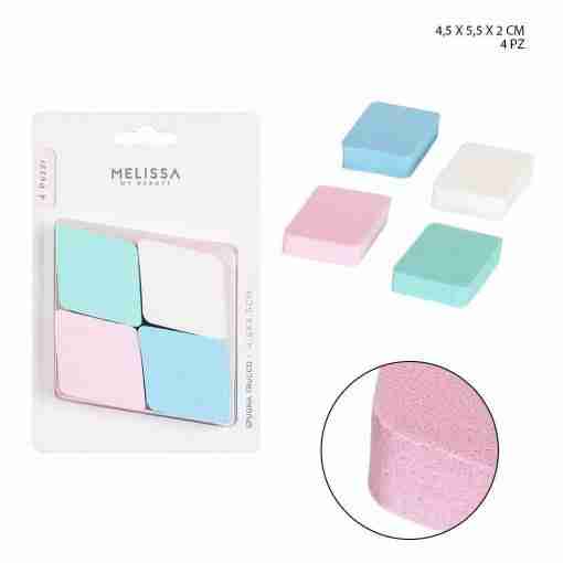 Melissa Spugna Trucco 4.5x4.5cm 4pz