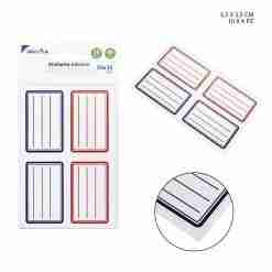 Pryma Etichetta Ades. 5.5x3.5cm 4pz 10ff Bord+Righ