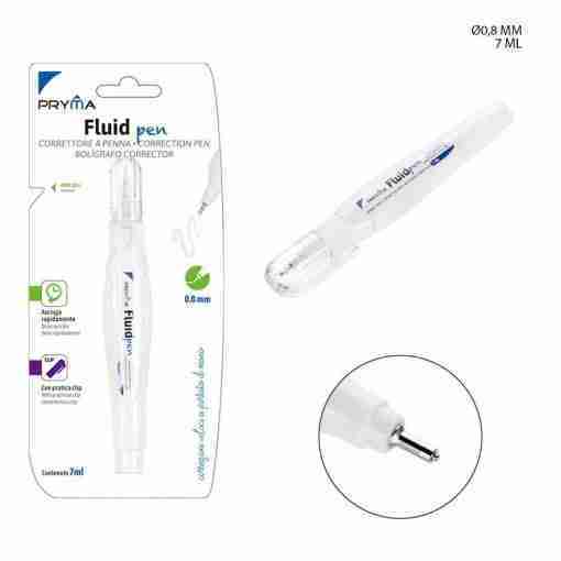 Pryma Correttore Penna Fluid Pen 0.8mm 7ml Bl.