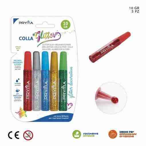 Pryma Colla Glitter 10g 5pz Ass. Bl.