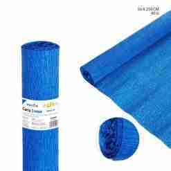 Pryma Carta Crespa 80g 50x250cm Azzurro