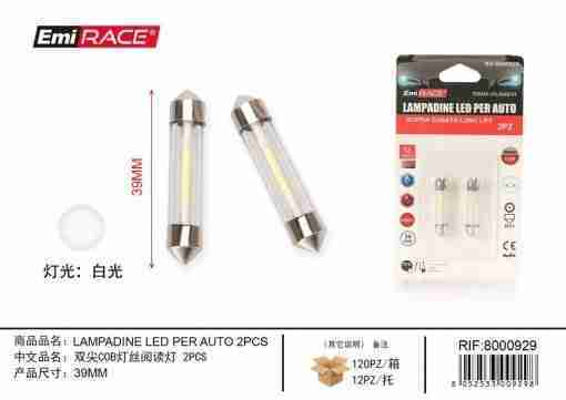 Emi Lampadine Led Per Auto 2pcs 39mm