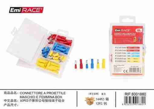 Emi Connettore A Proiettile Maschio E Femmina Box