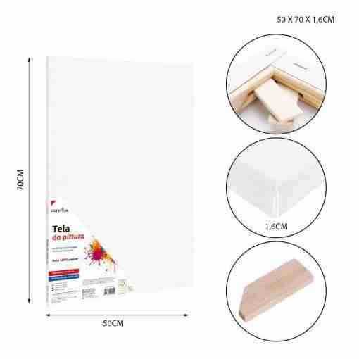 Pryma Tela Pittura 50x70x1.6cm